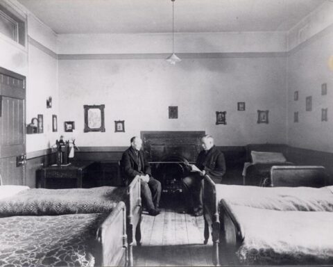 Barnhill Poorhouse, Glasgow, c. 1900. Glasgow Caledonian University, Heatherbank Museum of Social Work, print 970