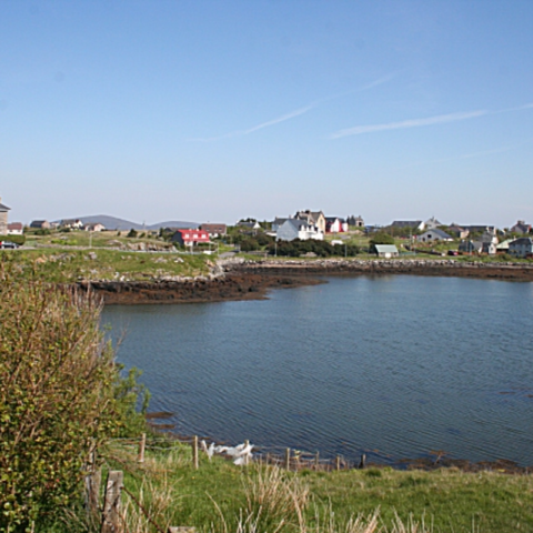 Lochmaddy, known in Scottish Gaelic as Loch nam Madadh, meaning “Loch of the Hounds”, is the birthplace of Rev Dr Roderick Macleod MBE