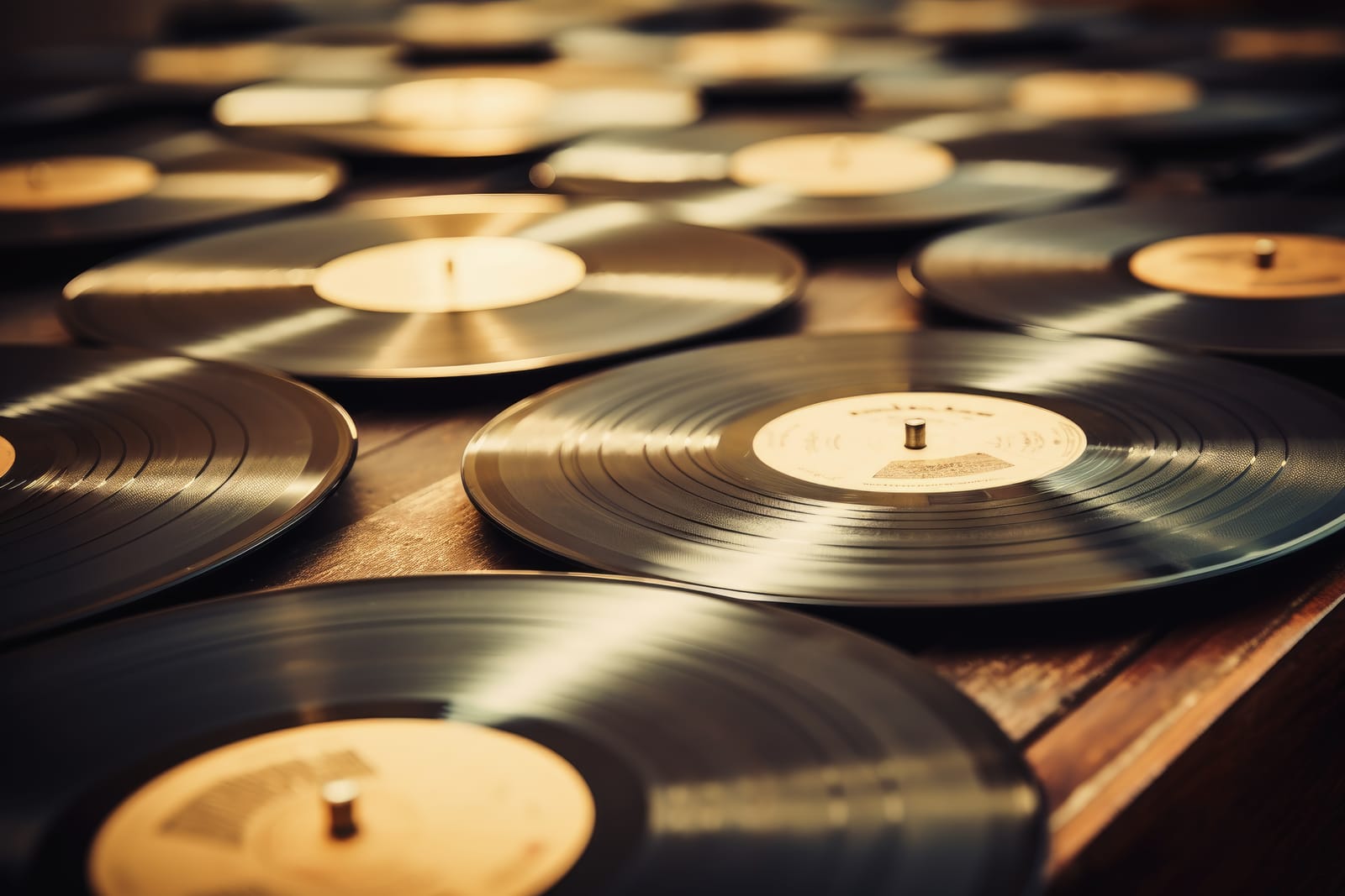 vinyl records
