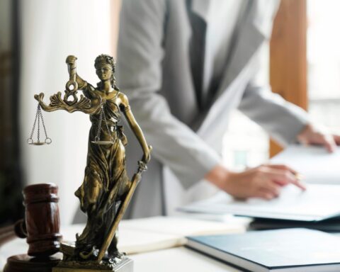 Scales of justice.
