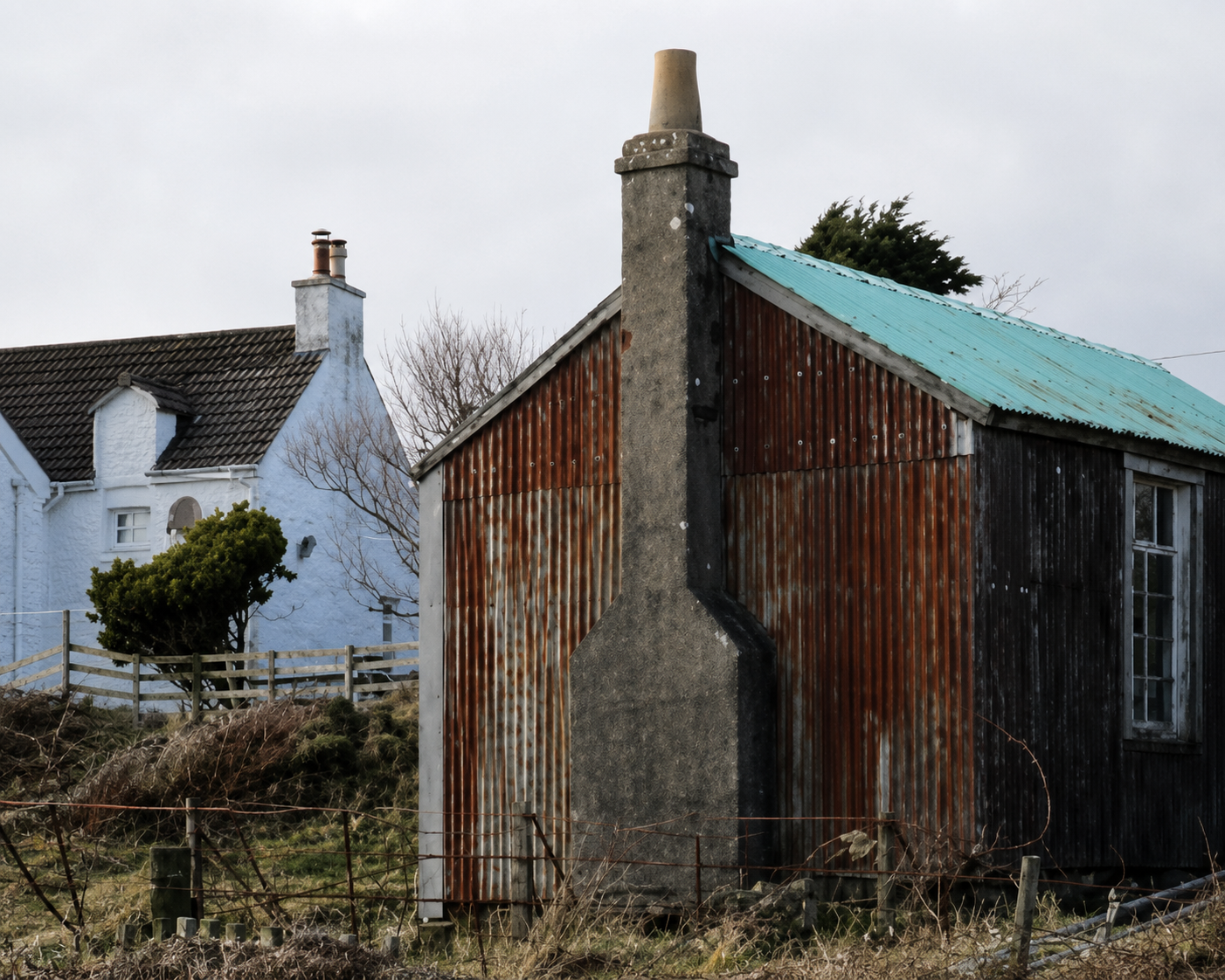 The former Uisken side-school in the Ross of Mull, where as many as 29 pupils were once taught in a 10ft-by-10ft corrugated-metal classroom. Flora MacInnes, remembered by pupils as Miss MacInnes, began her teaching career there and was qualified to teach in both English and Gaelic. Source: Ross of Mull Historical Centre, Annual Report and Newsletter – Autumn 2020.