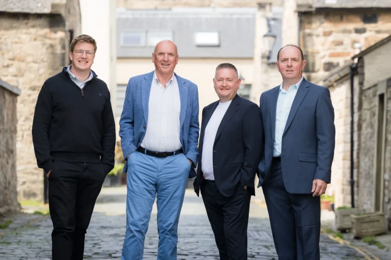 From left: Tom Croy, Investment Director, PXN Ventures; Graham McDonald, Chairman, VASO Global; Eddie Black, Co Founder and Managing Director, VASO Global; and Simon Parrish, Chief