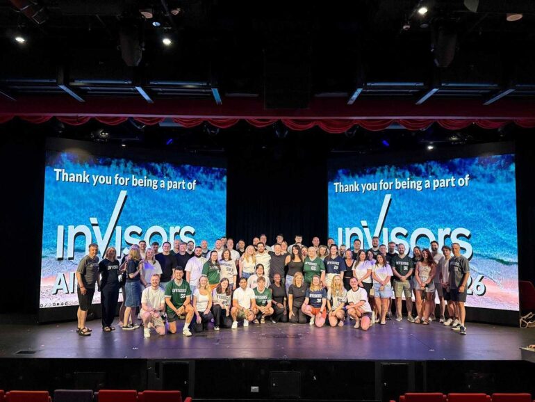 Invisors EMEA team on board our company wide cruise, Summer 2026.