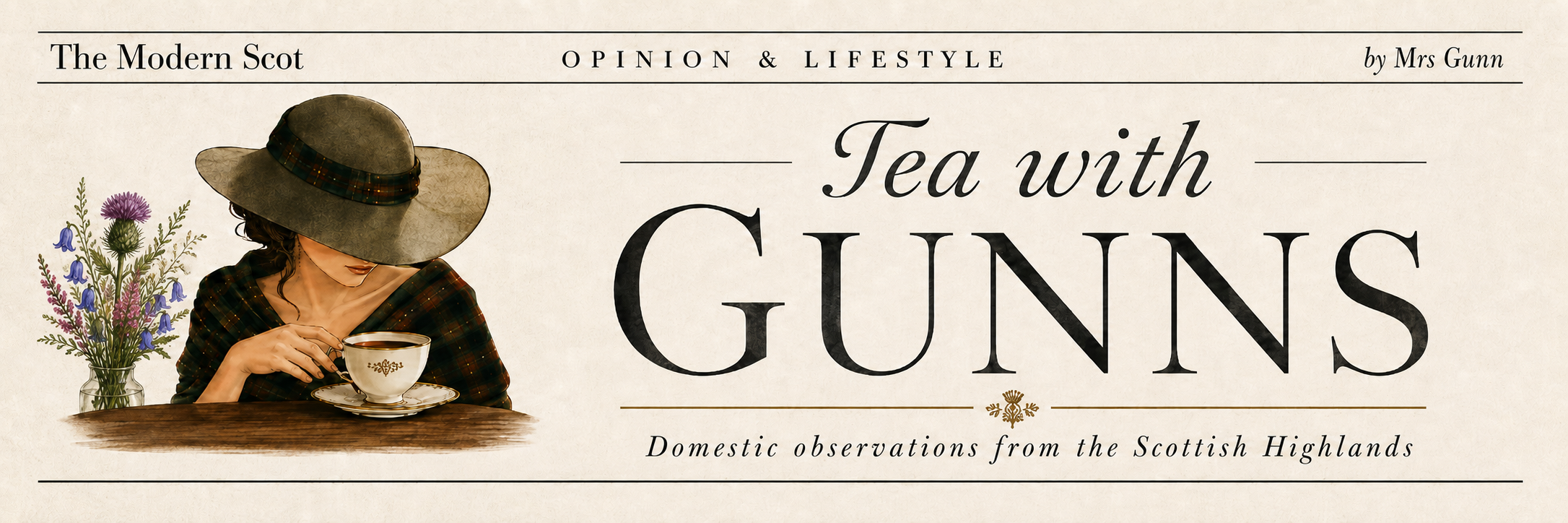 Tea With Gunns — Critical Observations of Ordinary Life by Mrs Gunn