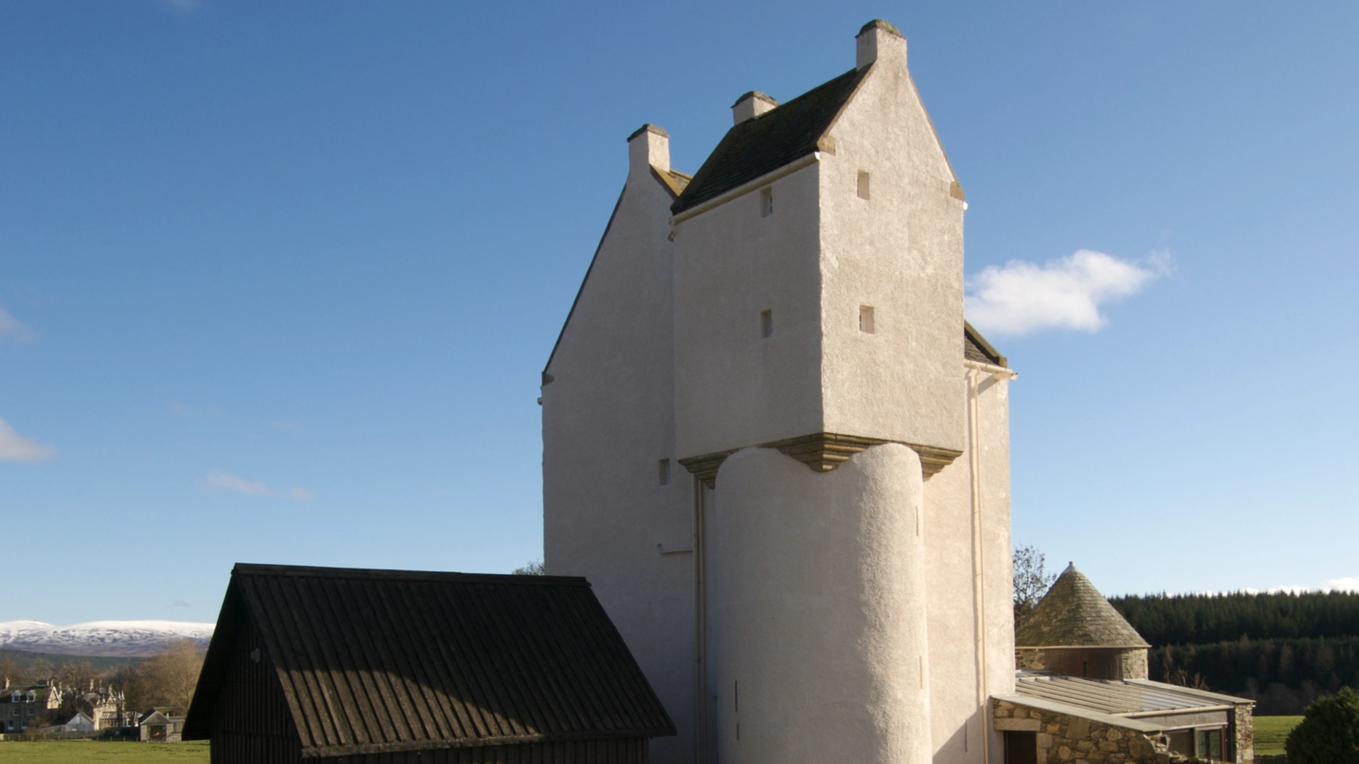 Muckrach Castle is a Category A listed building.