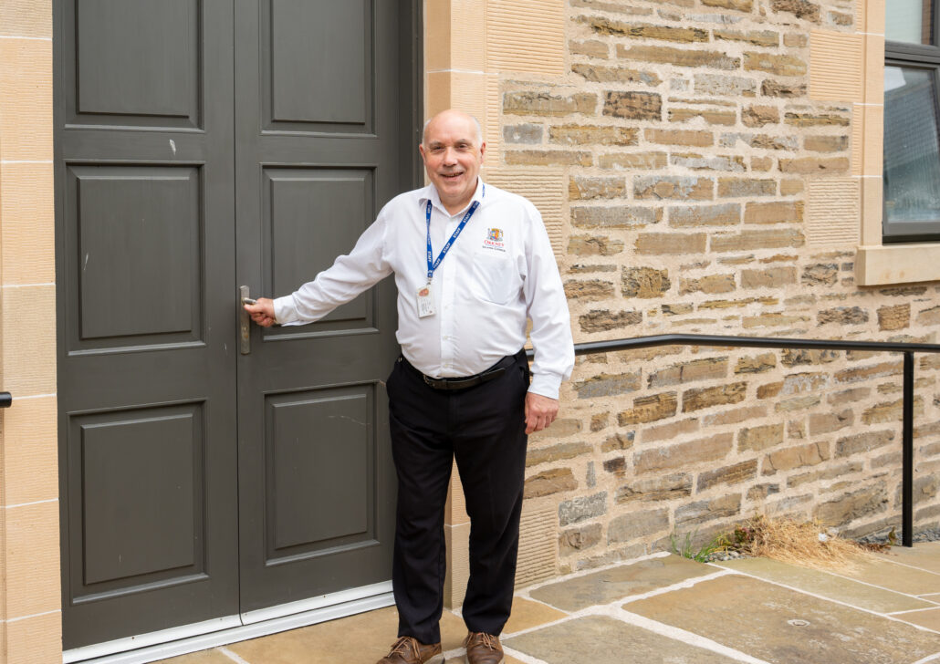 Norman Rendall hangs up his keys
