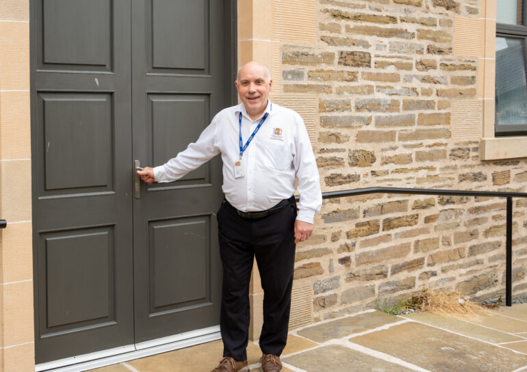 Norman Rendall hangs up his keys