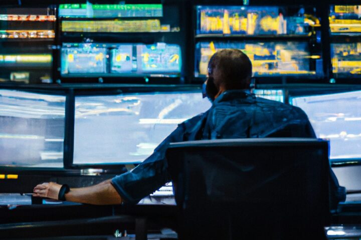 50996316 2 smart male it programer working on desktop computer in data center technical system control room team of young professionals programming in coding language generative ai