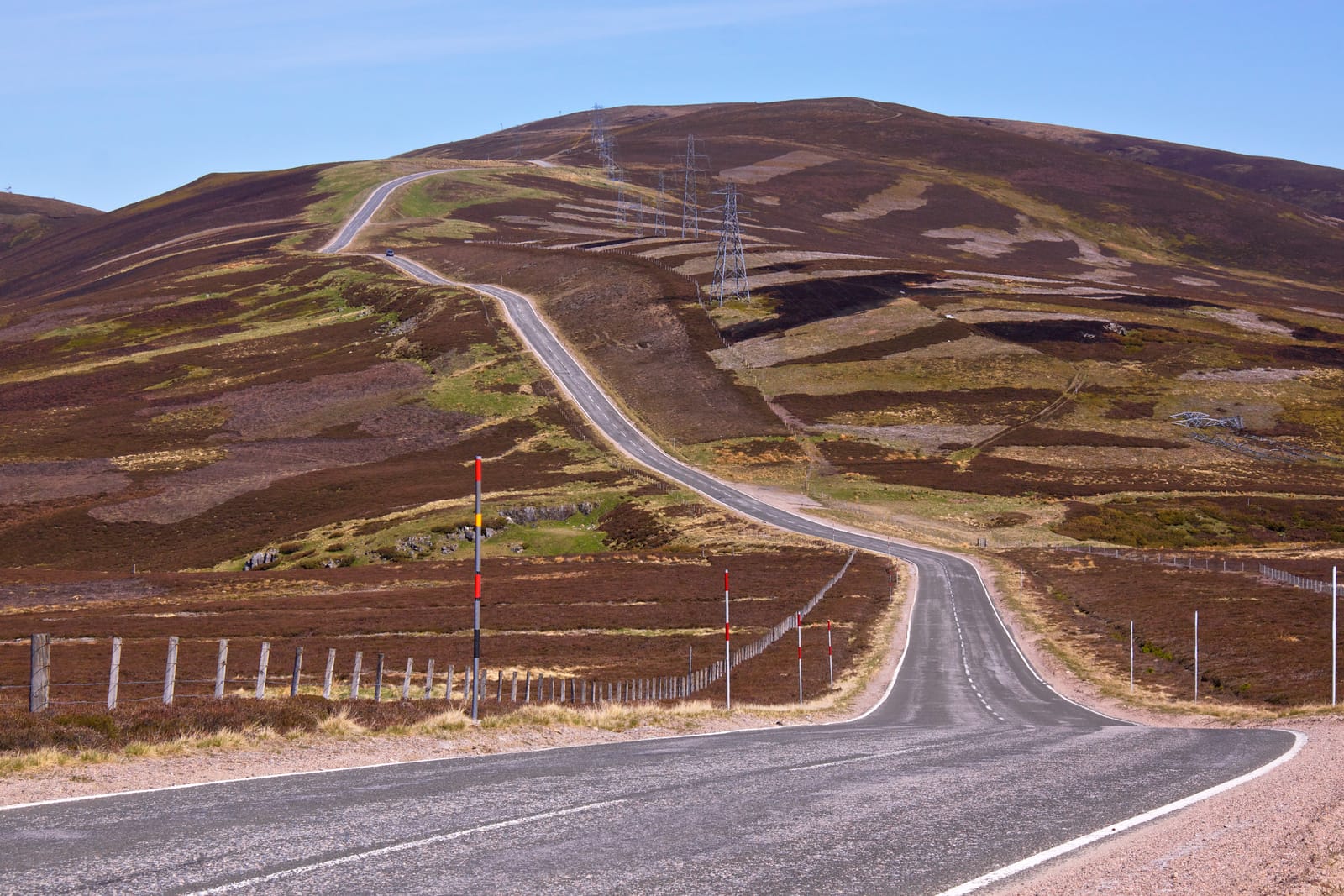 87836882 picturesque road in scottish highlands cairngorm national park near lecht ski resort (1)