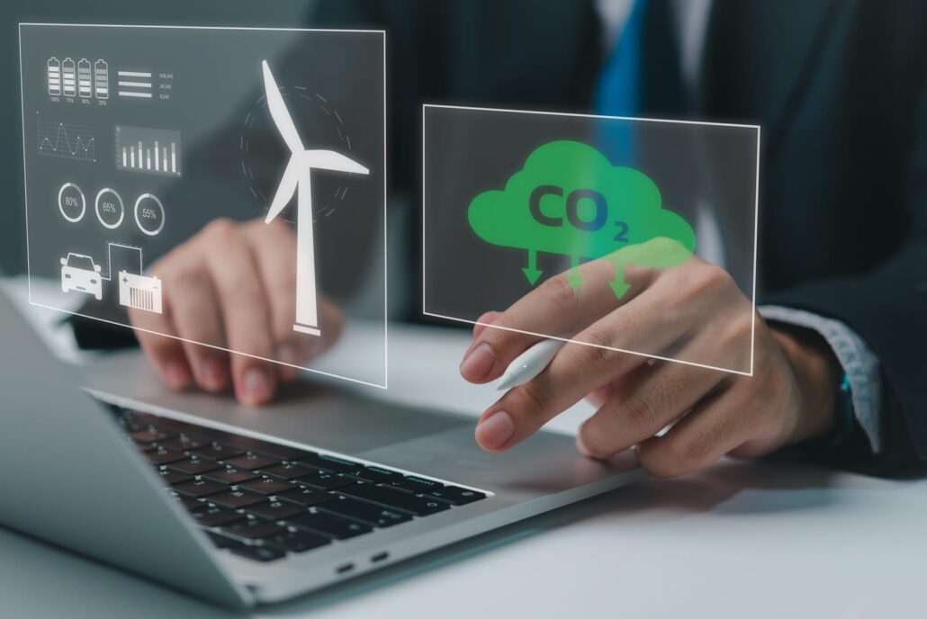 90699010 reduction energy gas carbon co2 renewable innovation greenhouse neutral and net zero business concept (1)