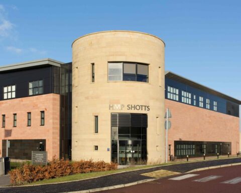 HMP Shotts in North Lanarkshire, one of Scotland’s maximum security prisons, which holds men serving long term sentences. Image: Scottish Prison Service