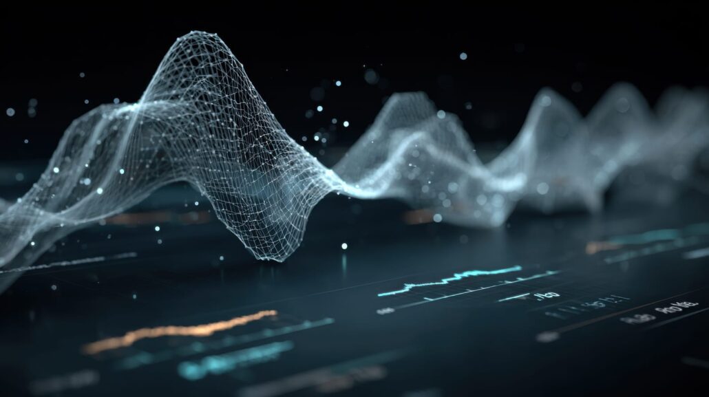 102616216 a futuristic digital heads up display interface isometric digital grid