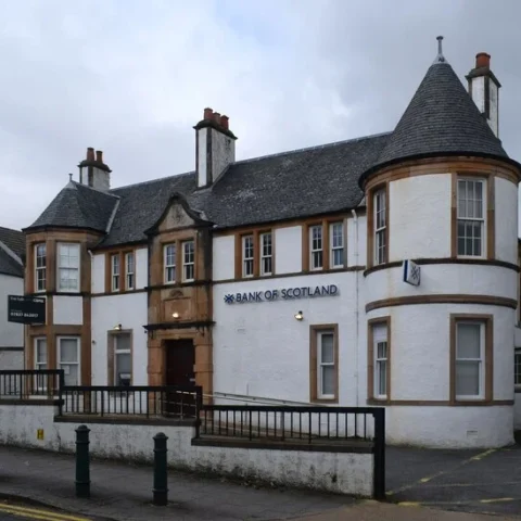 The former Bank of Scotland at Kyle of Lochalsh
