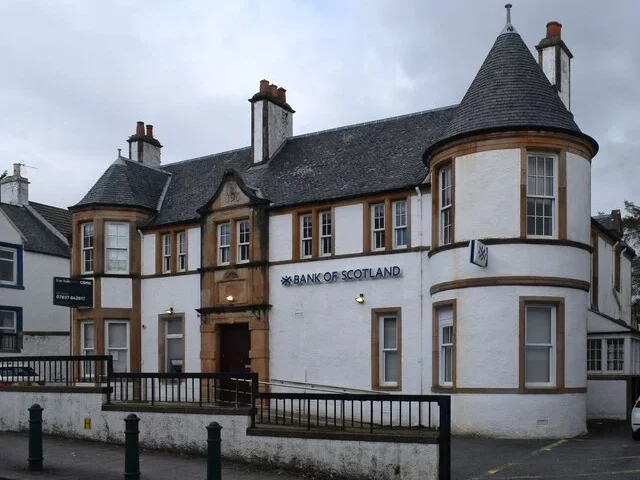The former Bank of Scotland at Kyle of Lochalsh