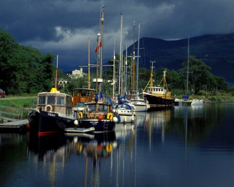 65219822 caledonian canal near corpach