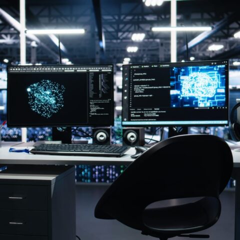 100038676 computers in data center supporting ai training workflows