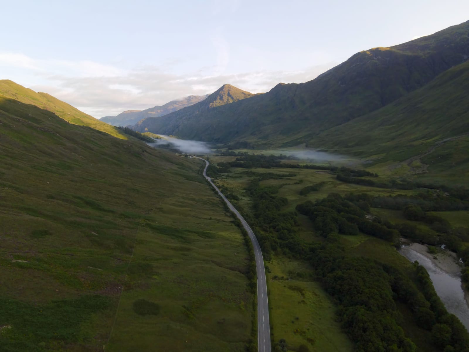 The A87 through the Highlands. Transport Scotland’s biodiversity strategy applies across the trunk road network, while its largest current road building programmes include the A9