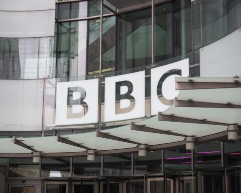 78467684 bbc broadcasting house in london
