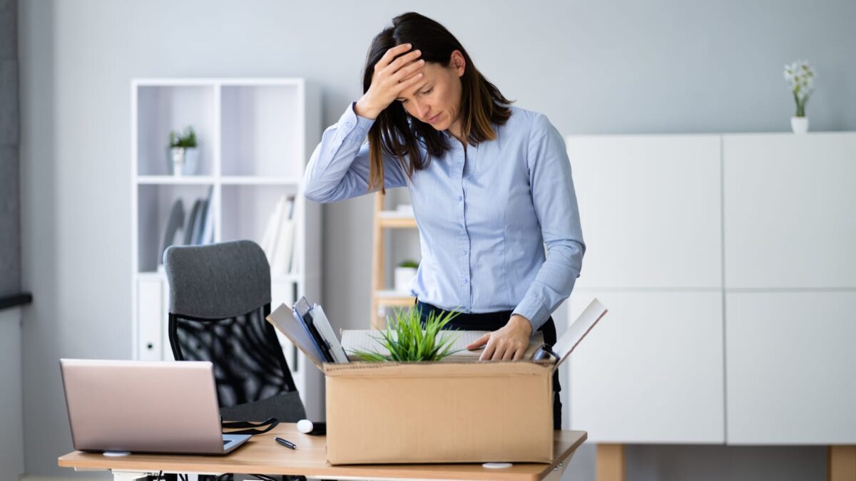 82317478 resign from job or fired employee moving out