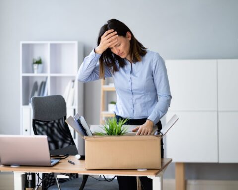 82317478 resign from job or fired employee moving out