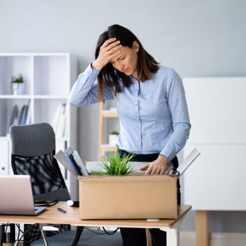 82317478 resign from job or fired employee moving out