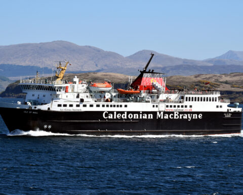 MV Isle of Mull Sailing To Craignure, 8 May 2017