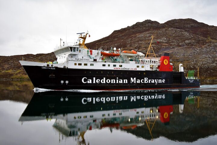 MV Lord of the Isles Approaching Lochboisdale, 10 May 2017