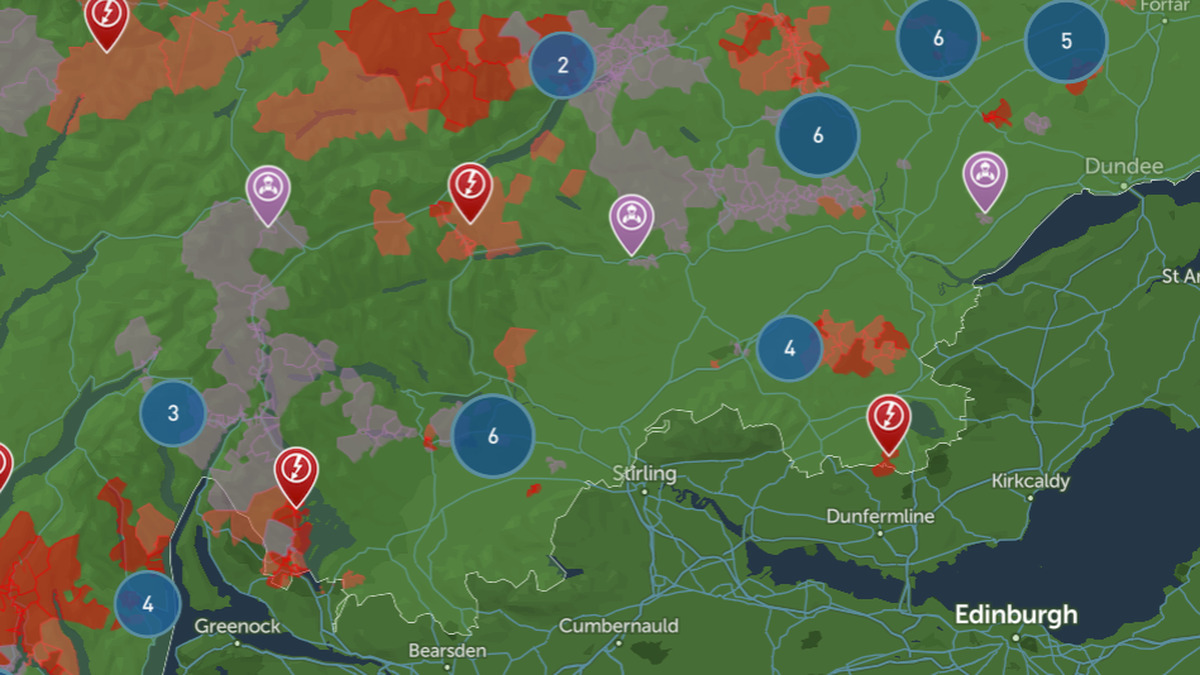 Modern scot power outages feature
