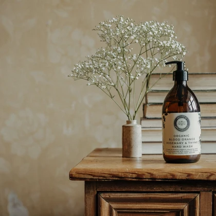 Organic hand wash blood orange rosemary thyme scotts apothecary 1446087